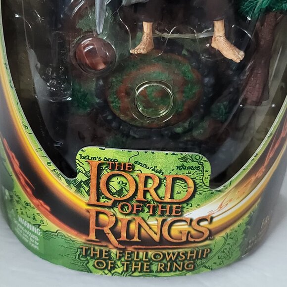 The Lord Of The Rings The Fellowship Of The Ring Frodo Action Figure 2001 NEW - Picture 3 of 6